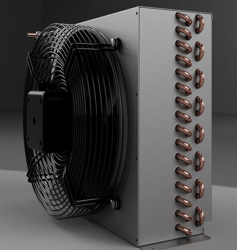 Internal UL/CE After cooler & Condenser Fan